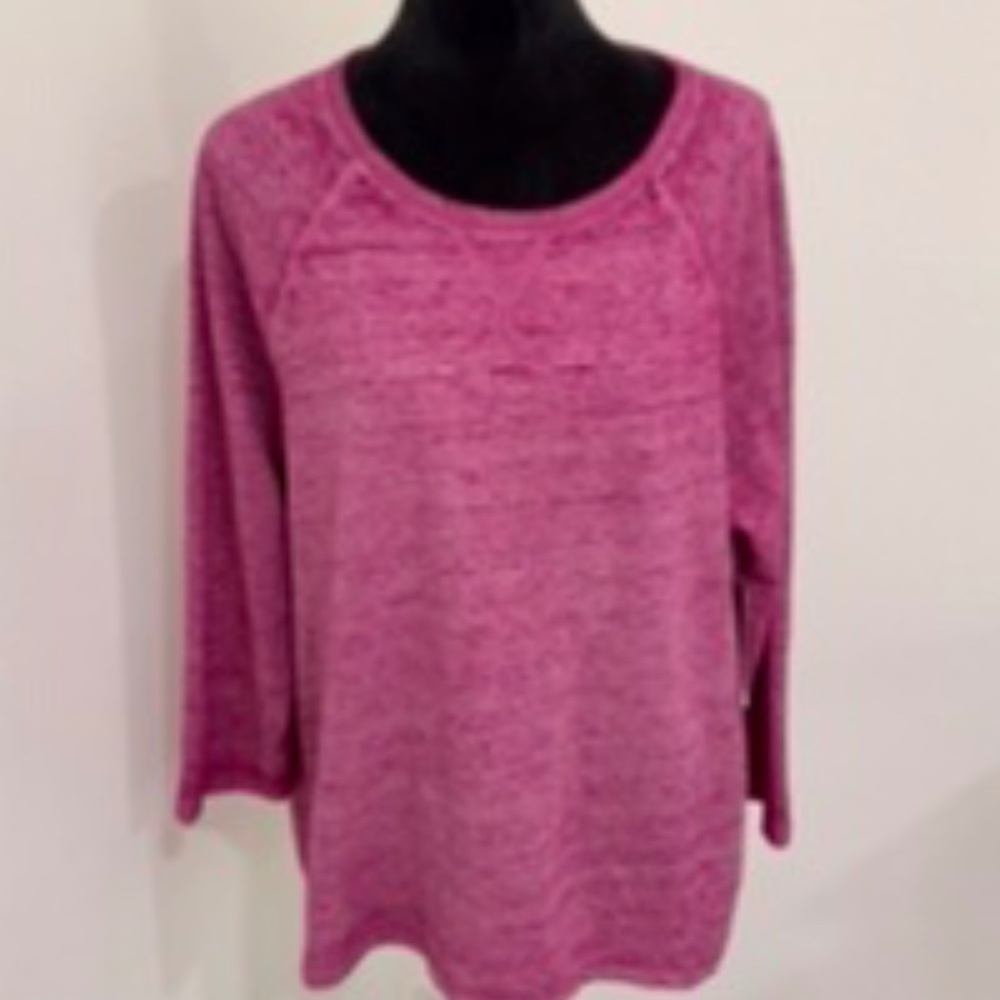 NWT Raspberry long sleeve top